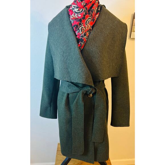 Indigo Rose Jackets & Blazers - INDIGO ROSE Wrap Coat with Oversized Collar Fall or Winter